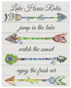 Artist Jean Plout Debuts Sentimental Arrows-lake House Rules